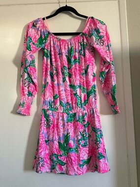 Lilly Pulitzer Lana Skort Romper in Pink Blossom size XXS